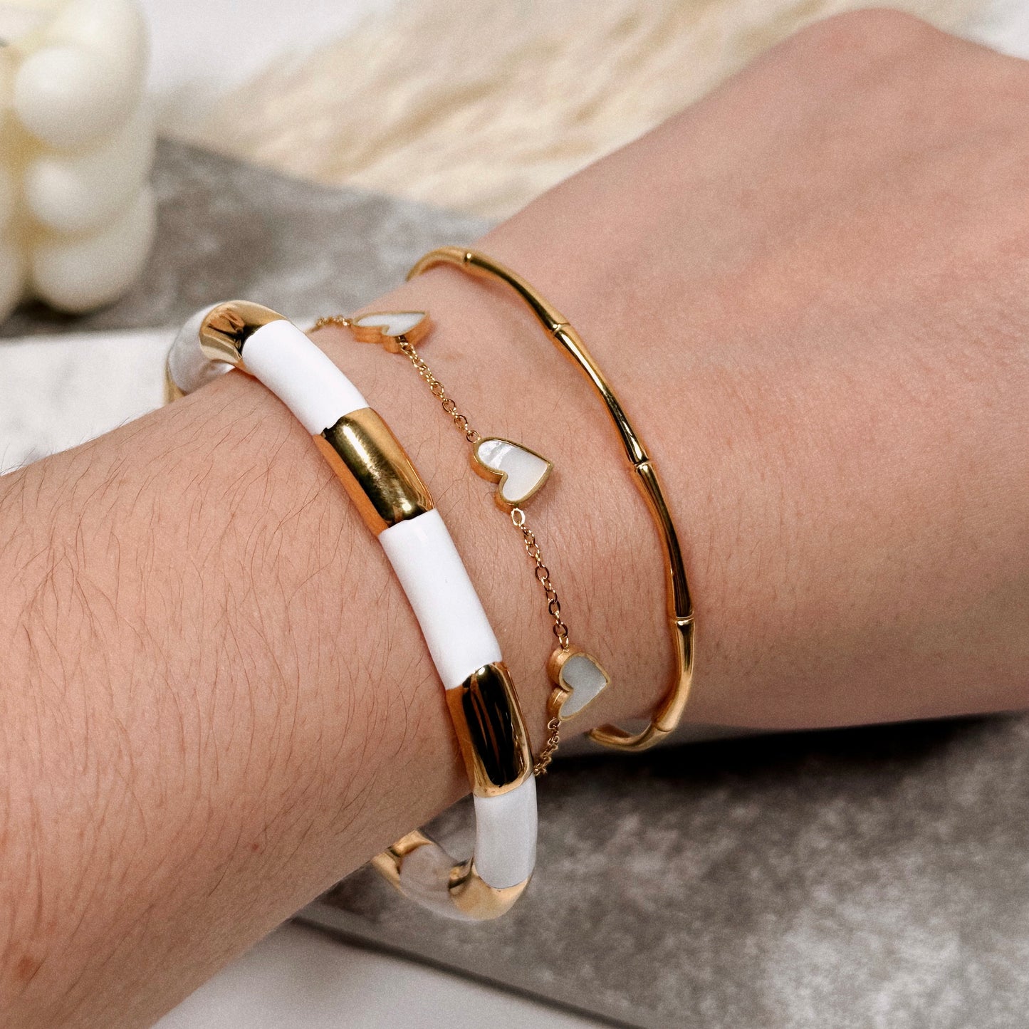 Golden Hearts Bracelet image 1