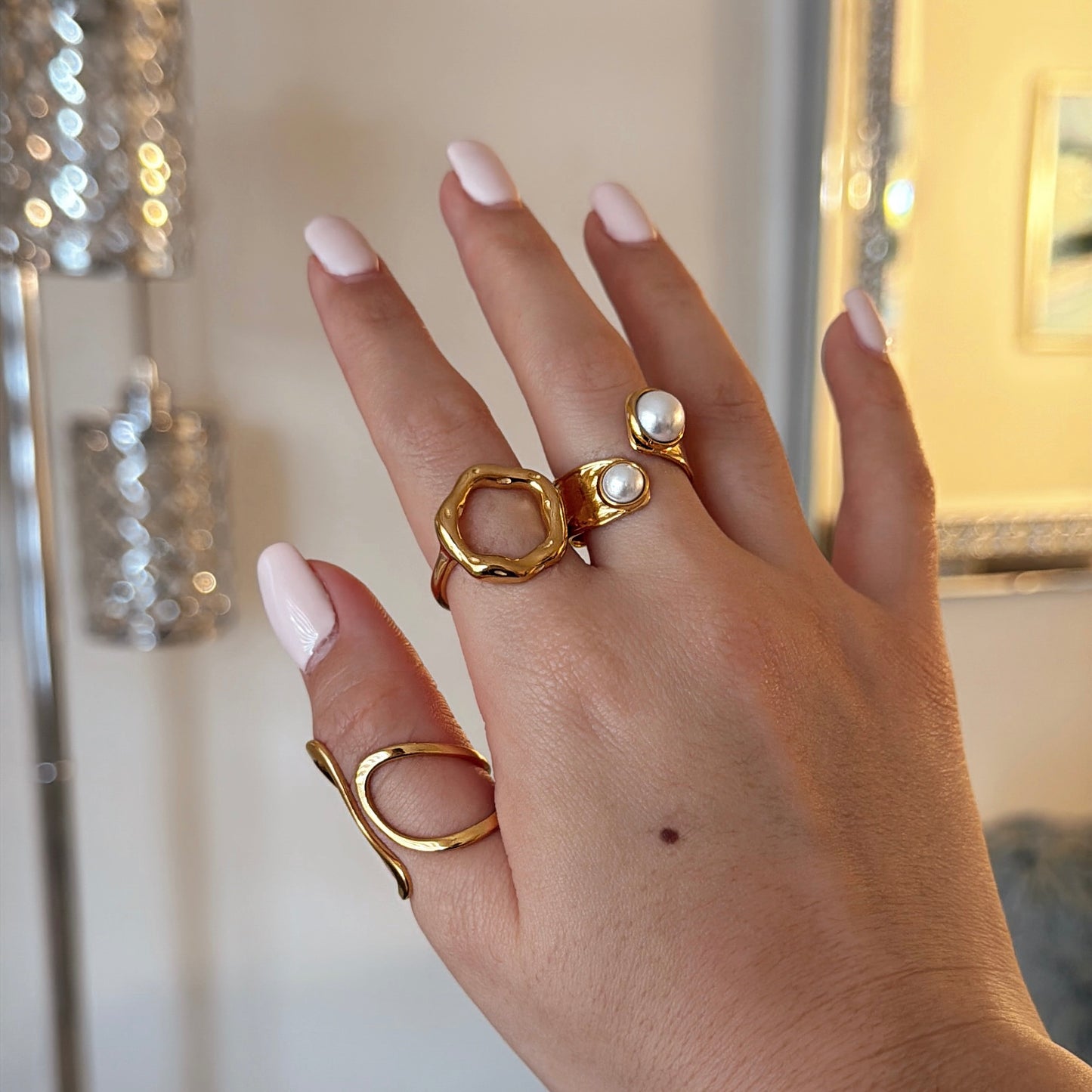 Moonlit Duo Ring image 1