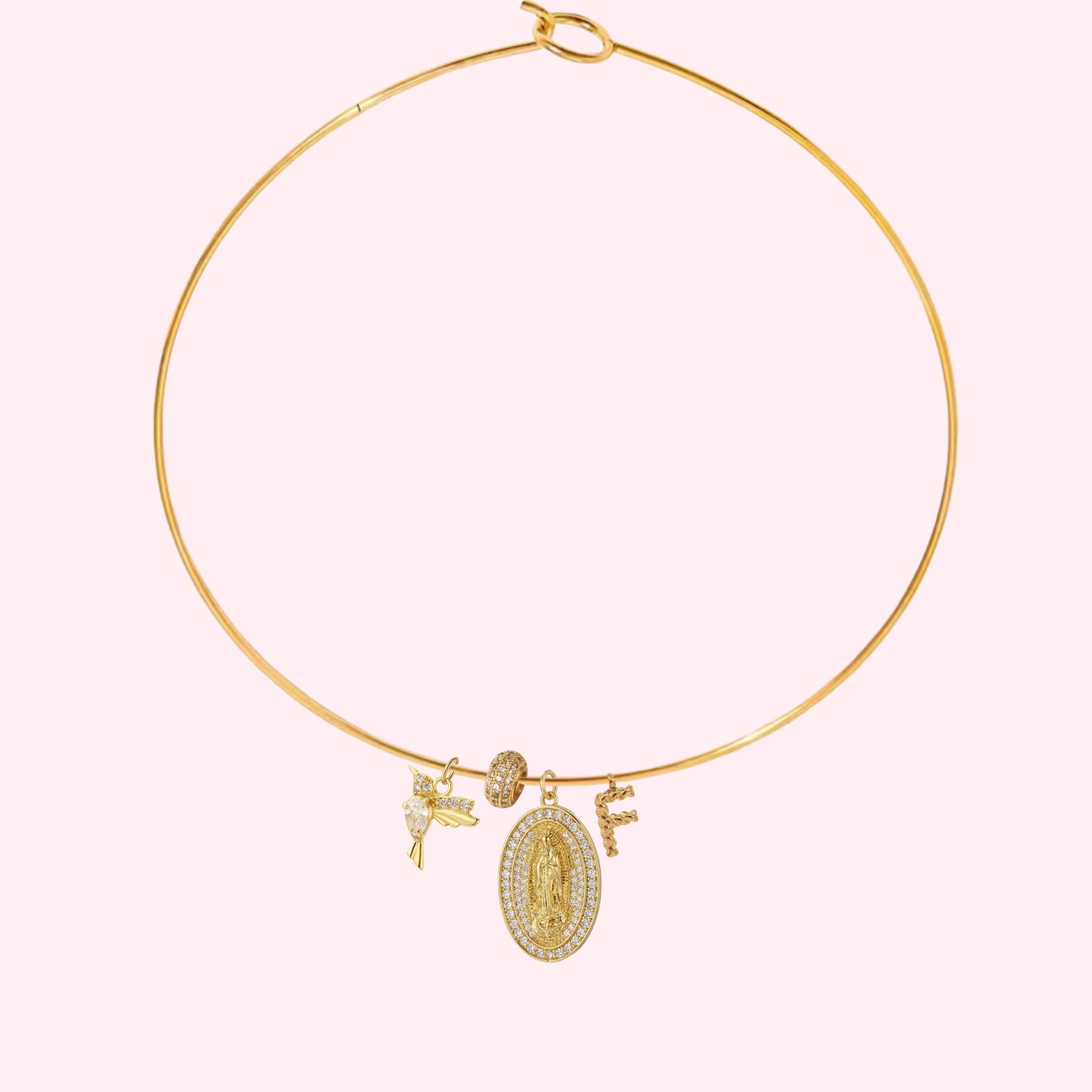 Pavé Zirconia Charm