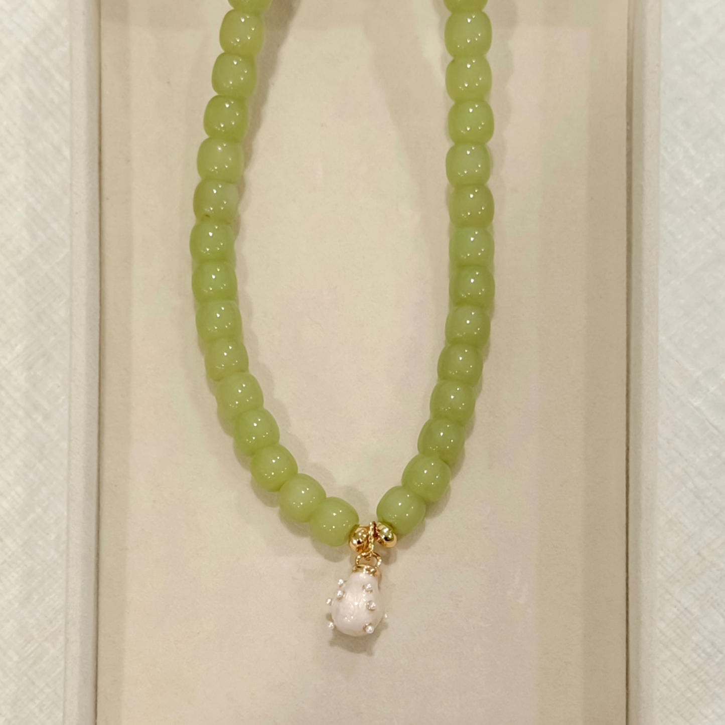Green Pearl Necklace