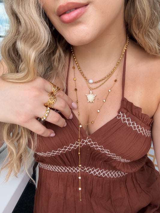 Crystal Drop Necklace