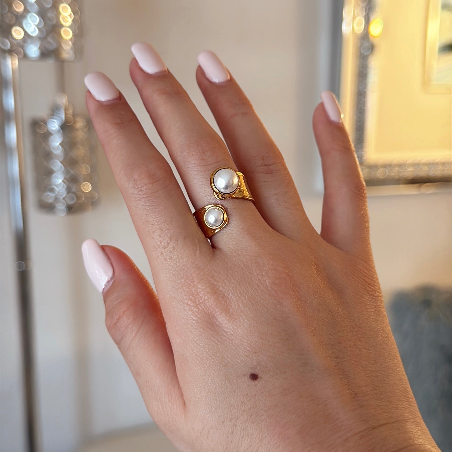 Moonlit Duo Ring image 0