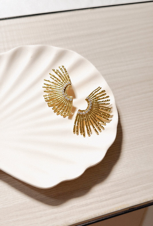 Golden Rays Earrings
