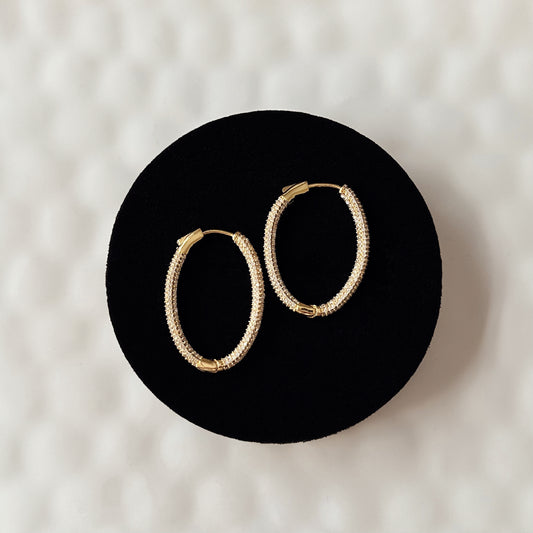 Aurora Oval Hoops image 0