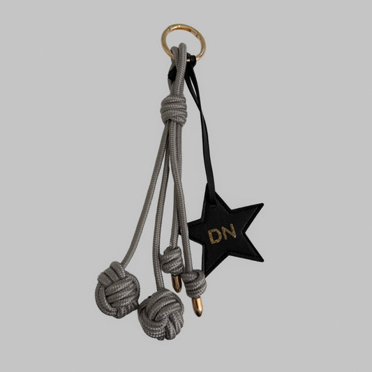 Personalized Midnight Star Bag Charm  image 0
