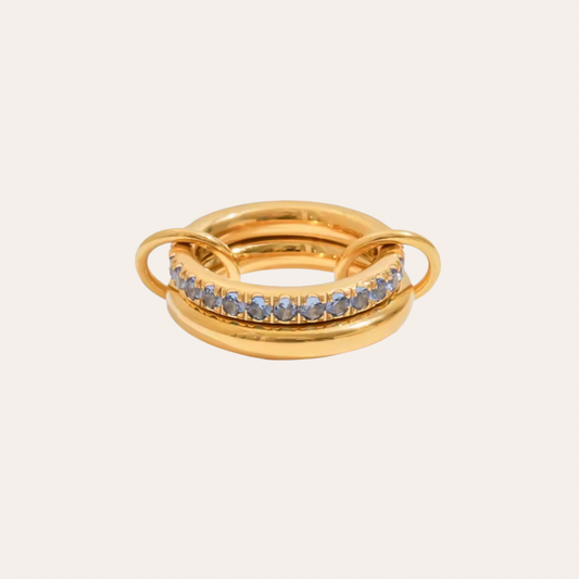 Golden Promise Ring - Sky Blue