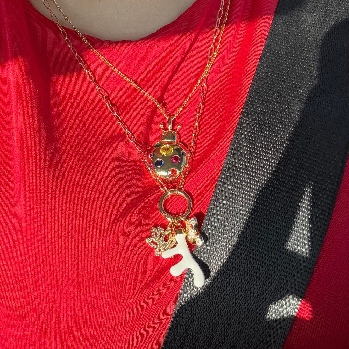Ladybug Necklace  image 1