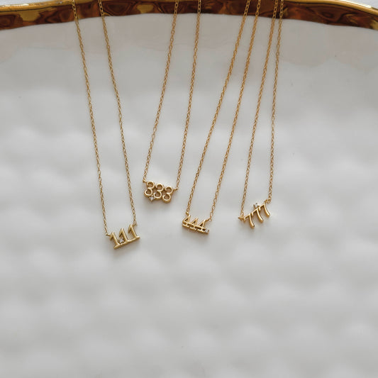 Angel Number Necklace image 0