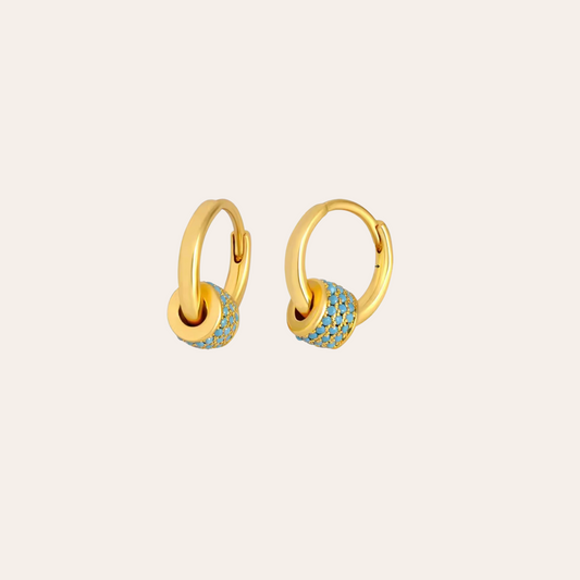 Celeste Mini Hoops