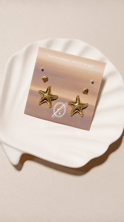 Starry Shore Stud Set