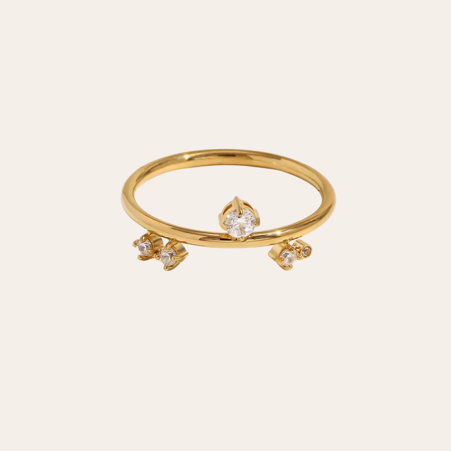 Trio CZ Ring