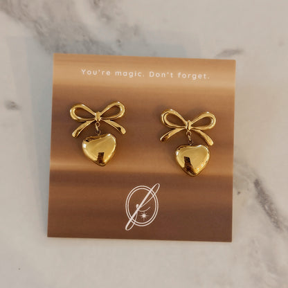 Amore Bow Earrings