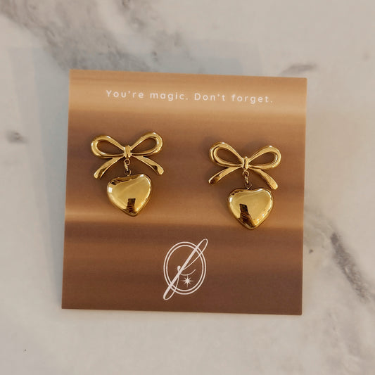 Amore Bow Earrings