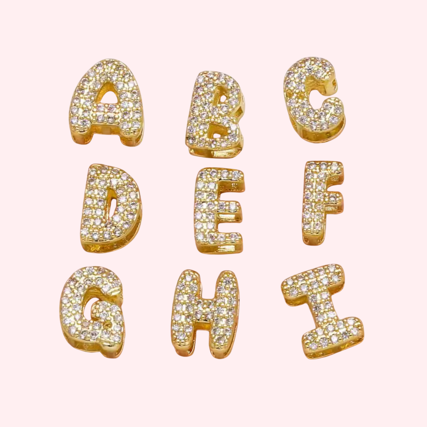 Sparkle Initial Charm