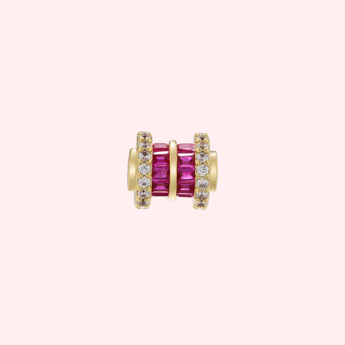 Pink Zirconia Bead