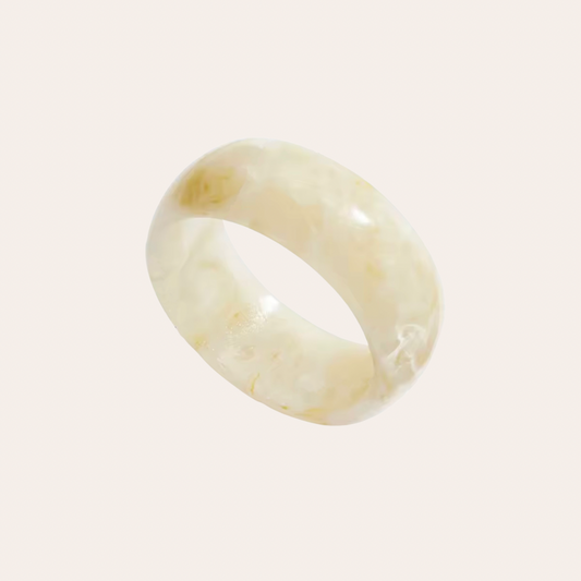 Sculpt Bangle | Ivory