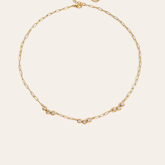Golden Dots Neckalce